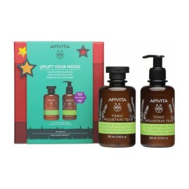 Apivita Promo Uplift Your Mood Tonic Mountain Tea Αφρόλουτρο 250ml & Ενυδατικό Γαλάκτωμα Σώματος 200ml