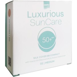 Intermed Luxurious Sun Care Silk Cover BB Compact SPF50+ Medium 12 g