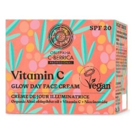 Natura Siberica C-Berrica Vitamin C Glow Day Face Cream with SPF20 for Moisturizing 50ml