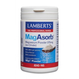 Lamberts MagAsorb Magnesium Citrate Powder 375 mg 165 gr