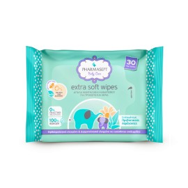 Pharmasept Baby Care Extra Soft Wipes Βρεφικά Μαντηλάκια Καθαρισμού 30 τεμάχια