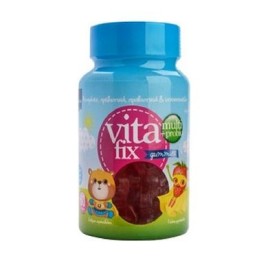 Intermed Vitafix Multi + Probio Gummies Ζελεδάκια με Γεύση Φράουλα 60 τεμάχια
