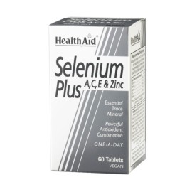 Health Aid Selenium Plus A,C,E & Zinc 60 tabs