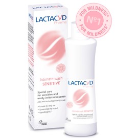 Lactacyd Pharma Sensitive, Ήπιο Καθαριστικό Ευαίσθητης Περιοχής 250ml