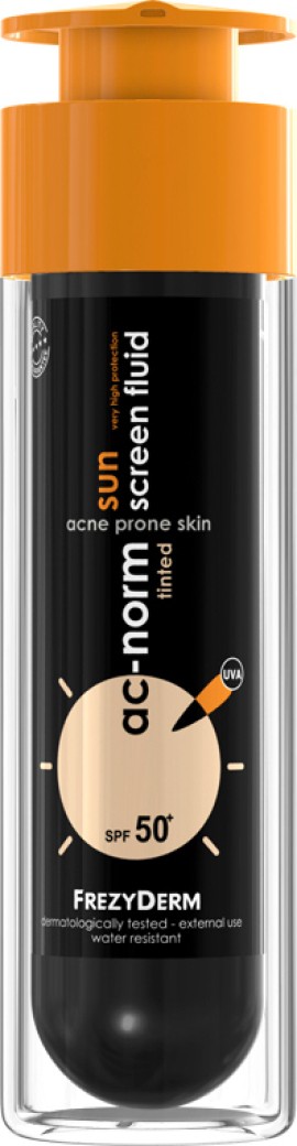Frezyderm Ac-norm Sun Screen Fluid Tinted SPF50+ 50 ml