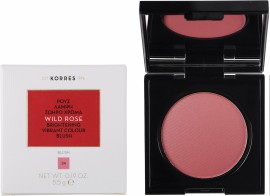 Korres Άγριο Τριαντάφυλλο Ρουζ Brightening Vibrant Colour Blush 24 Dusty Rose 5.5g
