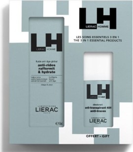Lierac Promo Set Homme Anti-Age Fluid Αντιγηραντική Κρέμα 50ml + Deodorant Αποσμητικό 50ml