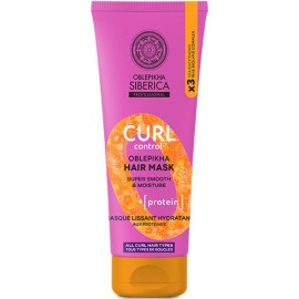 Natura Siberica Oblepikha Curl Μάσκα Μαλλιών για Μπούκλες με 3x Ιππ...