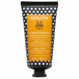Apivita Hand Cream Intensive Moisturizing Hyaluronic acid & Honey rich texture 50 ml