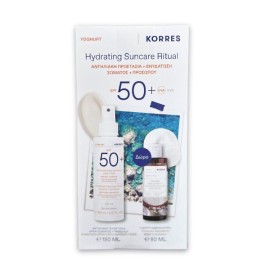 Korres Yoghurt Hydrating Suncare Ritual Αντηλιακό Γαλάκτωμα Spray Σώματος & Προσώπου SPF50+ 150 ml + Δώρο Body Cleanser 80 m