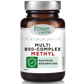 Power Health Platinum Range Multi B50 - Complex Methyl 30 κάψουλες