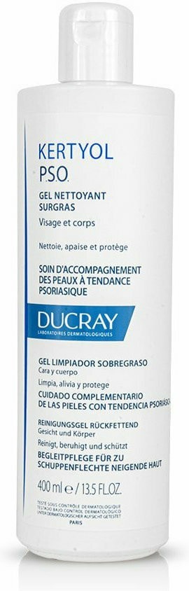 Ducray Kertyol PSO Gel Nettoyant Surgras 400 ml