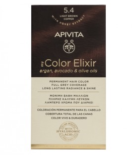 Apivita My Color Elixir Βαφή Μαλλιών 5.4 Καστανό Ανοιχτό Χάλκινο