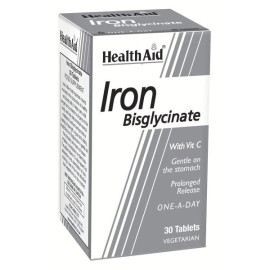 Health Aid Iron Bisglycinate 30 tabs