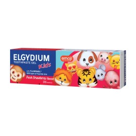 Elgydium Kids Emoji Toothpaste Gel 50ml Παιδική Οδοντόπαστα για Παιδιά από 3 έως 6 Ετών με Γεύση Φράουλα