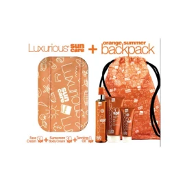 Intermed Promo Luxurious Sun Care Face Cream Spf50 75ml, Sunscreen Body Cream Spf30 200ml & Tanning Oil Spf6 200ml & GIFT Summer Backpack