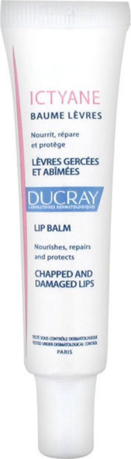 Ducray Ictyane Baume Βάλσαμο για Ξηρά & Σκασμένα Χείλη 15 ml