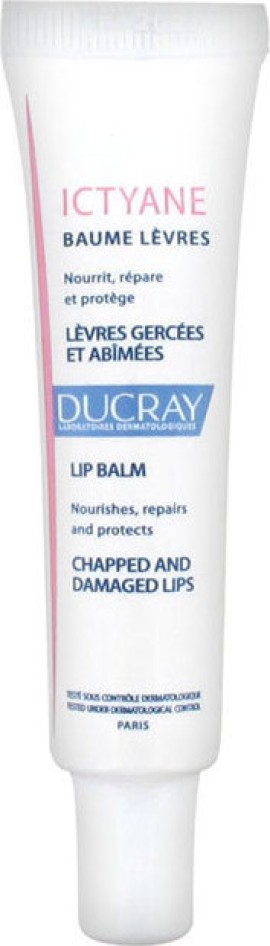 Ducray Ictyane Baume Balm for Dry & Chapped Lips 15 ml