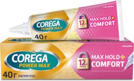 Corega Max Hold + Comfort Στερεωτική Κρέμα Τεχνητής Οδοντοστοιχίας ...