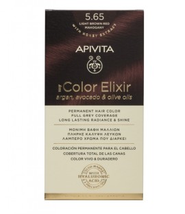 Apivita My Color Elixir Βαφή Μαλλιών 5.65 Καστανό Ανοιχτό Κόκκινο Μαονί