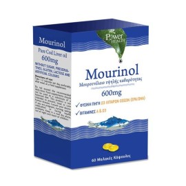 Power Health Mourinol Cod Liver Oil 600 mg 60 softgels