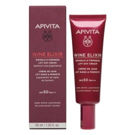 Apivita Wine Elixir Αντιρυτιδική Κρέμα για Σύσφιξη & Lifting SPF30 Πλούσιας Υφής 40ml