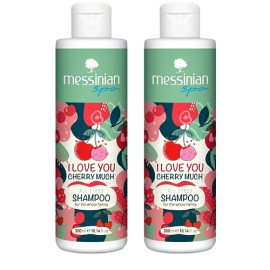 Messinian Spa Promo I Love You Cherry Much All Types Shampoo 2x300ml