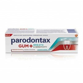 Parodontax Gum+ Breath & Sensitivity Φθοριούχος Οδοντόκρεμα Καθημερινής Χρήσης 75 ml