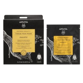 Apivita Express Beauty Tissue Face mask Mastic Firming & Lifting 15 ml