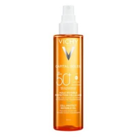 Vichy Capital Soleil Cell Protect Invisible Oil Αόρατο Λάδι SPF50+ 200 ml