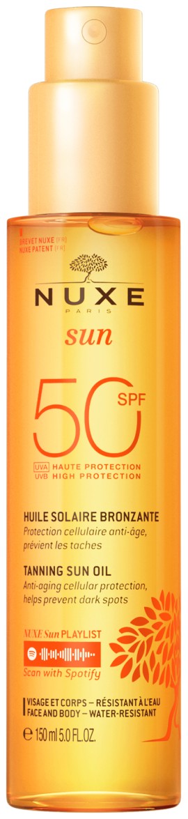 Nuxe Sun Face Sunscreen Oil SPF50 in Spray 150ml