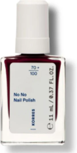 Korres No No Gloss Βερνίκι Νυχιών Μακράς Διαρκείας 59 Burgundy Red ...