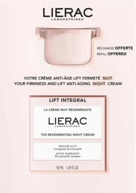 Lierac Promo Set Lift Integral The Regenerating Night Cream Αναδομητική Κρέμα Νύχτας 50ml + Δώρο Free Refill 50ml
