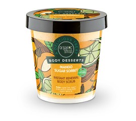 Natura Siberica-Organic Shop Body Desserts, Μάνγκο & Ζάχαρη Απολεπιστικό Σώματος Άμεσης Ανανέωσης 450ml