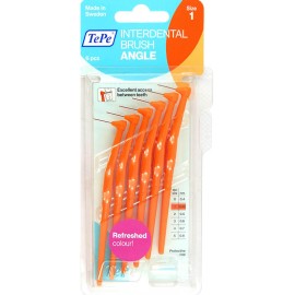 TePe International Brush Angle No.1 Orange 0.45mm 6pcs