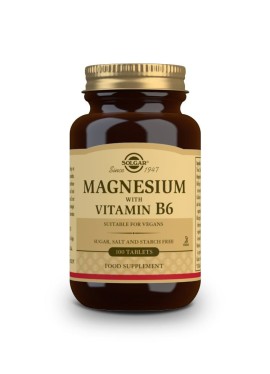 Solgar Magnesium with vitamin B6 100 tabs