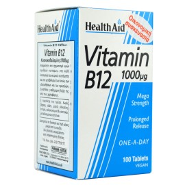 Health Aid Vitamin B12 1000 µg vegan 100 veg tabs