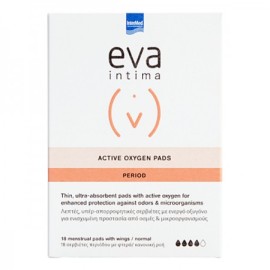 Intermed Eva Intima Active Oxygen Pads Period 18 Σερβιέτες