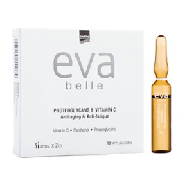 Intermed Eva Belle Proteoglycans & Vitamin C Anti-Aging and Anti-Fatigue 5 amp x 2 ml 10 applications