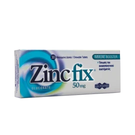 Uni Pharma Zinc Fix Gluconate 50mg chewable 30 tabs