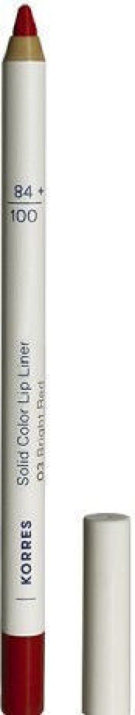 Korres Solid Color Lip Liner Μολύβι Χειλιών 03 Bright Red 1.2g