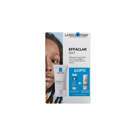 La Roche Posay Promo Effaclar Mat Daily Care Against Glare & Enlarged Pores Gift Effaclar Gel 50ml & Anthelios Oil Correct Spf50+ 3ml