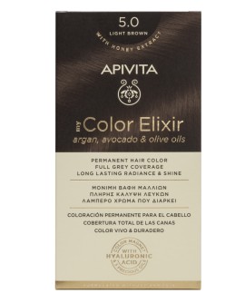 Apivita My Color Elixir Permanent Hair Dye No 5.0 Light Brown