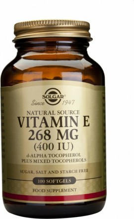 Solgar Vitamin E 268mg (400IU) 100 Softgels