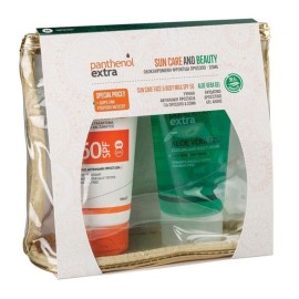Panthenol Extra Sun Care And Beauty Face & Body Milk SPF50 150 ml + Aloe Vera Gel 150 ml
