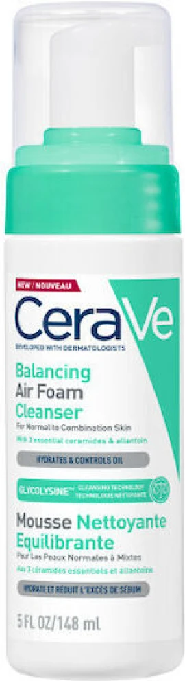CeraVe Balancing Air Foam Cleanser Καθαριστικό Προσώπου για το Κανο...