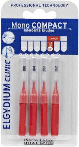 Elgydium Clinic Monocompact, Interdental Brushes 0.7mm 4pcs