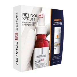 La Roche Posay Retinol B3 Serum Αντιρυτιδικός Ορός Κατά των Δυσχρωμιών 30 ml + Δώρο Anthelios Age Correct SPF50 15 ml