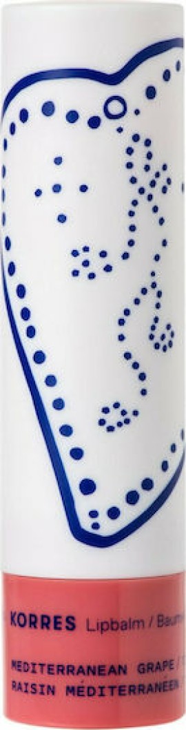 Korres Balsam Lip Balm Mediterranean Grape Tinted 4,5g – Ενυδατικό ...