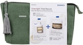 Korres Black Pine Μαύρη Πεύκη Overnight Total Revival Φροντίδα Νύχτας για Ολική Ανανέωση με Κρέμα Νύχτας 40 ml + Δώρο